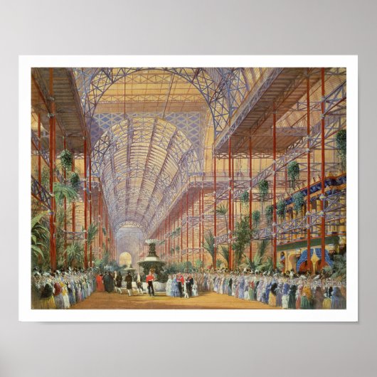 Königin Victoria Eröffnung der Ausstellung 1862 na Poster (Vorne)