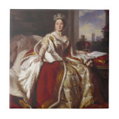 Königin Victoria: Krönung Fliese (Vorderseite)