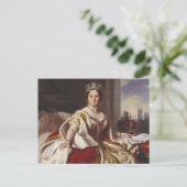 Königin Victoria: Krönung Postkarte (Stehend Vorderseite)