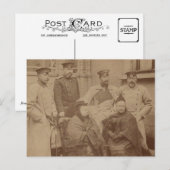 Königin Victoria, Sohn, Tochter, Kaiser Wilhelm II Postkarte (Vorne/Hinten)