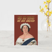 Königin Victoria Times ändert ihren Geburtstag Karte (Gelbe Blume)