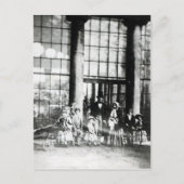 Königin Victoria u. Prinz Albert mit ihrem Postkarte (Vorderseite)