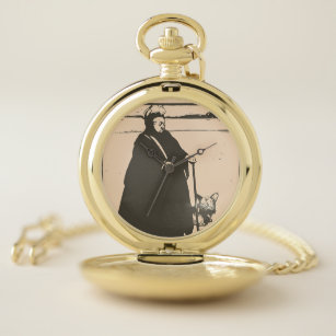 Königin Victoria und Hund Pocket Watch Taschenuhr