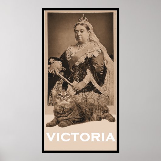 Königin Victoria und Kitty Poster (Vorne)