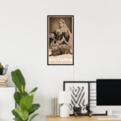 Königin Victoria und Kitty Poster (Heimbüro)