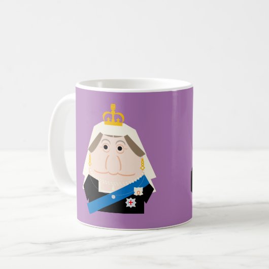 Königin Victoria und Prinz Albert Kaffeetasse (Vorderseite Links)
