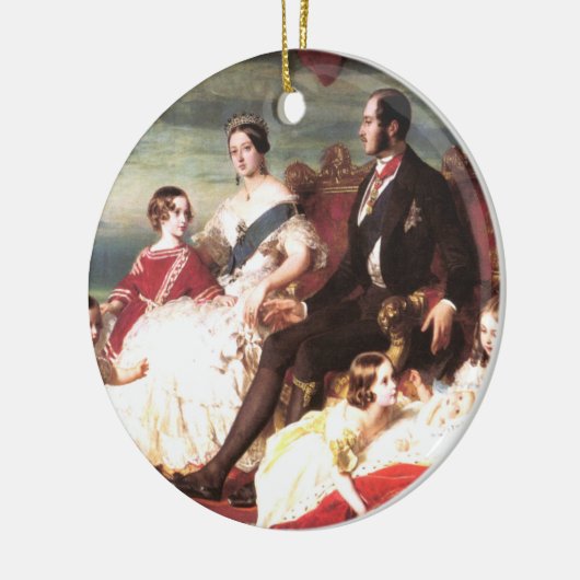 Königin Victoria und Prinz Albert Keramik Ornament (Links)