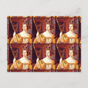 Königin Victoria viktorianische Postkarte