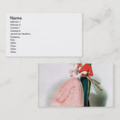 Königin Victoria Visitenkarte (Vorne/Hinten)