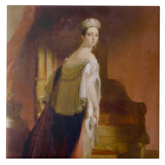Königin Victoria (von Thomas Sully) Fliese (Vorderseite)