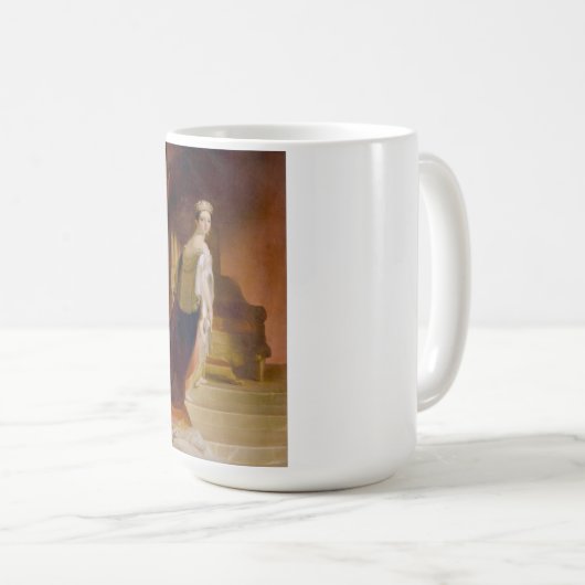 Königin Victoria (von Thomas Sully) Kaffeetasse (VorderseiteRechts)