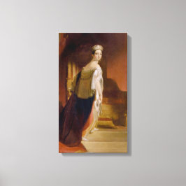 Königin Victoria (von Thomas Sully) Leinwanddruck