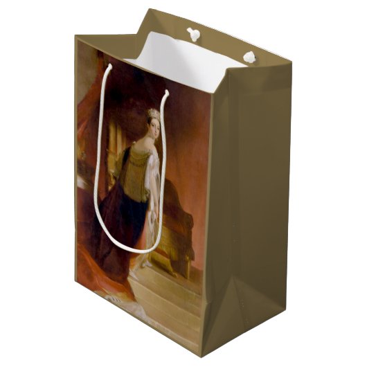 Königin Victoria (von Thomas Sully) Mittlere Geschenktüte (Vorderseite Schrägansicht)