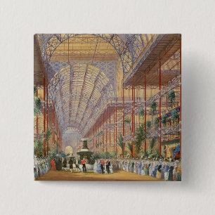 Königin Victoria, welches die Ausstellung 1862 Button