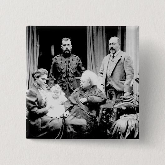 Königin Victoria, Zar Nicholas II Button (Vorderseite)