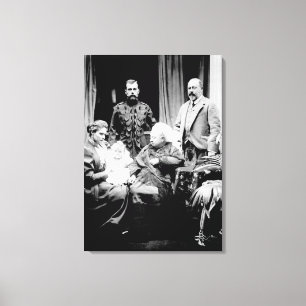 Königin Victoria, Zar Nicholas II Leinwanddruck