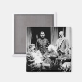 Königin Victoria, Zar Nikolaus II Magnet (Vorderseite/Rückseite)