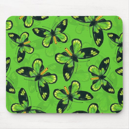 Königin Victorias Vogelschmetterling Mousepad (Vorne)