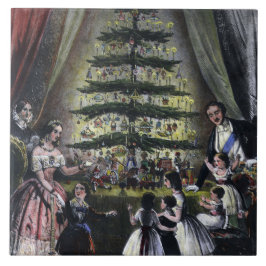 Königin Victorias Weihnachtsbaum Fliese