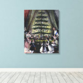 Königin Victorias Weihnachtsbaum Leinwanddruck (Insitu (Holzboden))