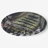 Königin Victorias Weihnachtsbaum Pappteller (Schrägansicht)