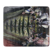 Königin Victorias Weihnachtsbaum Schneidebrett (Vorderseite)