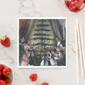 Königin Victorias Weihnachtsbaum Serviette (Beispiel)