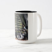 Königin Victorias Weihnachtsbaum Zweifarbige Tasse (VorderseiteRechts)