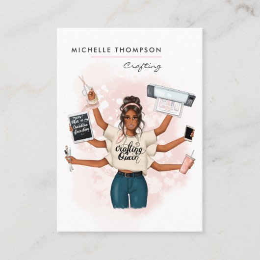 Königin Visitenkarte (Vorderseite)