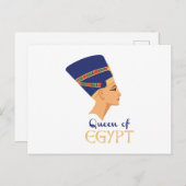 Königin von Ägypten Postkarte (Vorne/Hinten)
