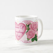 Königin von allem Rosa Mama Kaffeetasse (VorderseiteRechts)