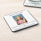 Königin von allem *Set von 6 Getränkeuntersetzer (Linke Seite)