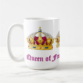 Königin von alles! kaffeetasse (Links)