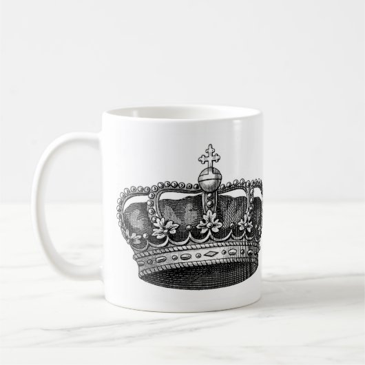 Königin von alles königliche viktorianische kaffeetasse (Links)