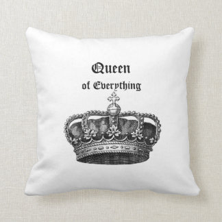 Königin von alles Vintages Kronethrow-Kissen 20" Kissen
