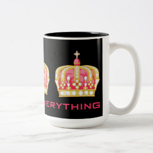 Königin von alles! zweifarbige tasse
