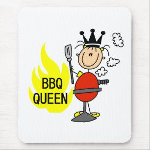 Königin von Barbequeing Mousepad