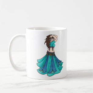 Königin von Beledi Bauchtänzerin Ornament Kaffeetasse