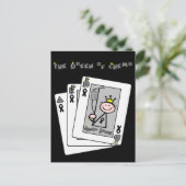 Königin von Chemo Postkarte (Stehend Vorderseite)