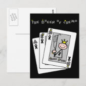 Königin von Chemo Postkarte (Vorne/Hinten)