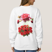 Königin von Glitzern, Champagnerpulli Sweatshirt (Rückseite)