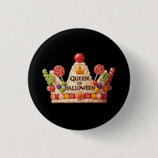 Königin von Halloween Candy Cake Button