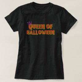 Königin von Halloween-Glitzer T-Shirt