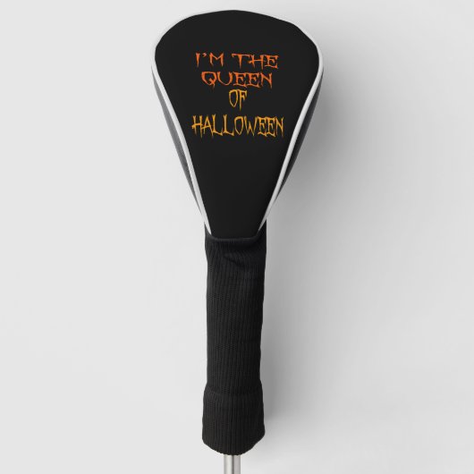 Königin von Halloween Golf Headcover (Vorderseite)