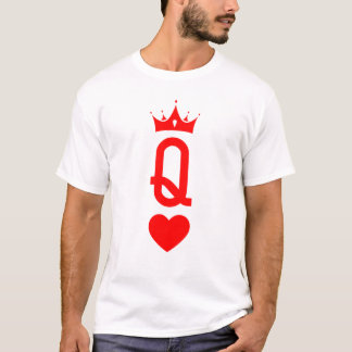 Königin von Heart King Queen Halloween Kostüm T-Shirt