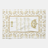 Königin von Hearts tiara 2015 Kalender Küchenhandt Küchentuch (Horizontal)