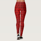 Königin von Herz-Muster-Gamaschen Leggings (Rückseite)