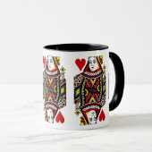 Königin von Herzensdesign Coffee Tasse (VorderseiteRechts)