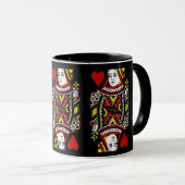Königin von Herzensdesign Coffee Tasse (VorderseiteRechts)