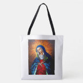 Königin von Himmel Original Malerei restauriertes Tasche (Vorderseite)